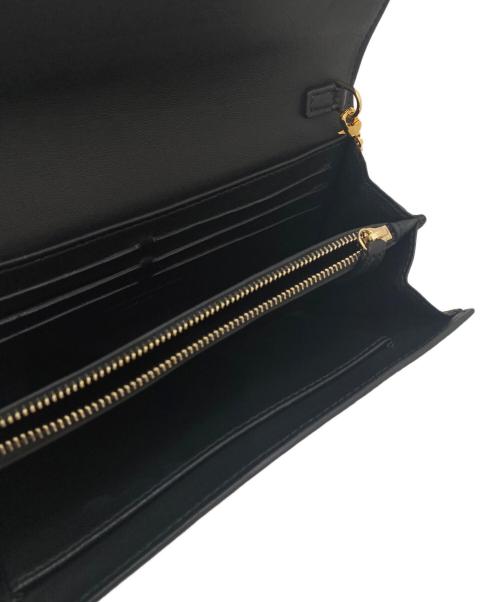 ALEXANDER McQUEEN（アレキサンダーマックイーン）ALEXANDER McQUEEN (アレキサンダーマックイーン) スカルウォレットチェーンバッグ ブラックの古着・服飾アイテム