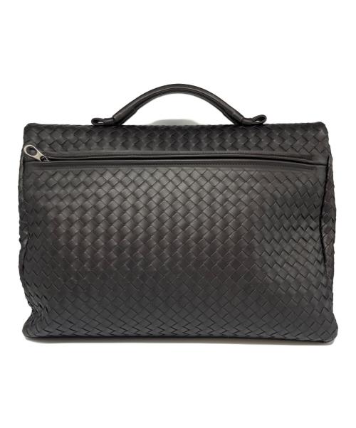 BOTTEGA VENETA（ボッテガベネタ）BOTTEGA VENETA (ボッテガベネタ) イントレチャートブリーフケース ブラウンの古着・服飾アイテム