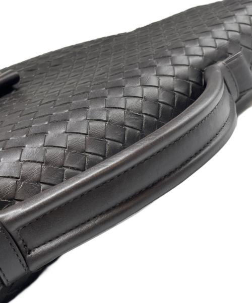 BOTTEGA VENETA（ボッテガベネタ）BOTTEGA VENETA (ボッテガベネタ) イントレチャートブリーフケース ブラウンの古着・服飾アイテム