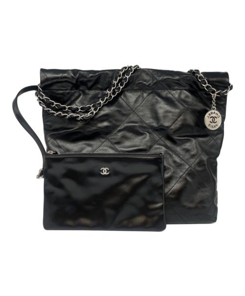 CHANEL（シャネル）CHANEL (シャネル) シャネル22 スモールハンドバッグ ブラック サイズ:SMALL/スモールの古着・服飾アイテム