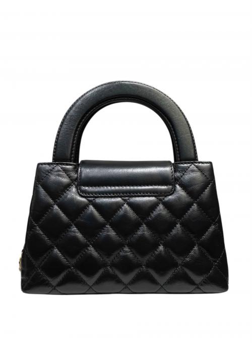 CHANEL（シャネル）CHANEL (シャネル) マトラッセ ミニショッピングバッグ ブラック×ゴールド金具 サイズ:-の古着・服飾アイテム