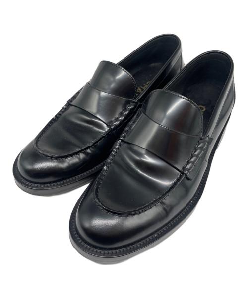 CHANEL（シャネル）CHANEL (シャネル) CHANELロゴ レザーローファー ブラック サイズ:37cの古着・服飾アイテム