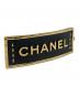 CHANEL (シャネル) CHANELロゴ バレッタ ゴールド×ブラック：45000円