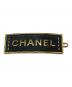 CHANEL（シャネル）の古着「CHANELロゴ バレッタ」｜ゴールド×ブラック