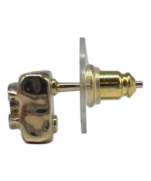 CHANEL（シャネル）CHANEL (シャネル) ココマーク スクエア ピアス ゴールドの古着・服飾アイテム