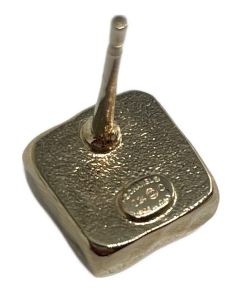 CHANEL（シャネル）CHANEL (シャネル) ココマーク スクエア ピアス ゴールドの古着・服飾アイテム