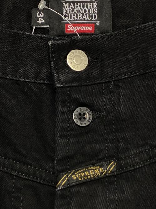 SUPREME（シュプリーム）SUPREME (シュプリーム) MARITHE+FRANCOIS GIRBAUD (マリテフランソワジルボー) X-Seam Baggy Jean ブラック サイズ:34の古着・服飾アイテム