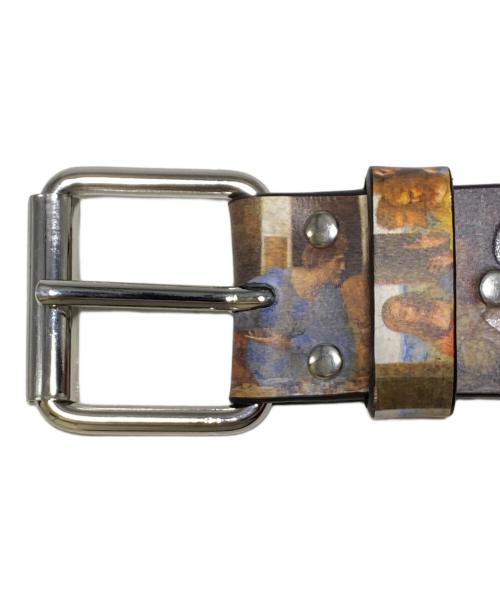 SUPREME（シュプリーム）SUPREME (シュプリーム) Last Supper Leather Belt マルチカラー サイズ:Lの古着・服飾アイテム