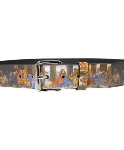 SUPREME（シュプリーム）SUPREME (シュプリーム) Last Supper Leather Belt マルチカラー サイズ:Lの古着・服飾アイテム