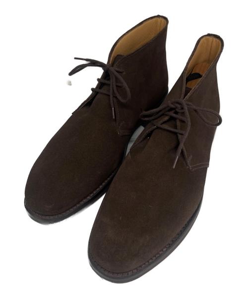 Crockett & Jones（クロケット＆ジョーンズ）Crockett & Jones (クロケット＆ジョーンズ) スエード チャッカブーツ/CHERTSEY ブラウン サイズ:6 1/2の古着・服飾アイテム