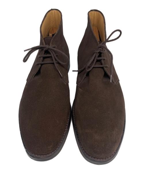 Crockett & Jones（クロケット＆ジョーンズ）Crockett & Jones (クロケット＆ジョーンズ) スエード チャッカブーツ/CHERTSEY ブラウン サイズ:6 1/2の古着・服飾アイテム