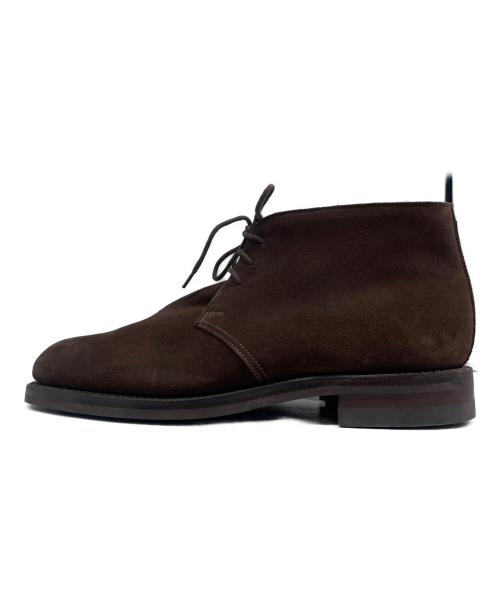 Crockett & Jones（クロケット＆ジョーンズ）Crockett & Jones (クロケット＆ジョーンズ) スエード チャッカブーツ/CHERTSEY ブラウン サイズ:6 1/2の古着・服飾アイテム