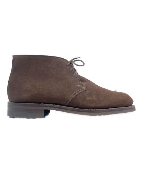 Crockett & Jones（クロケット＆ジョーンズ）Crockett & Jones (クロケット＆ジョーンズ) スエード チャッカブーツ/CHERTSEY ブラウン サイズ:6 1/2の古着・服飾アイテム