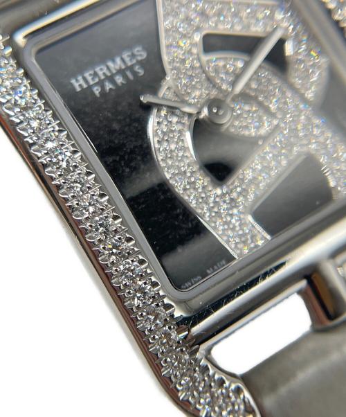 HERMES（エルメス）HERMES (エルメス) ケープコッド Ref.CC1.330 ブラック サイズ:23mmの古着・服飾アイテム