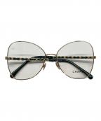 CHANELシャネル）の古着「ココマーク グラスコード付きサングラス」｜グリーン