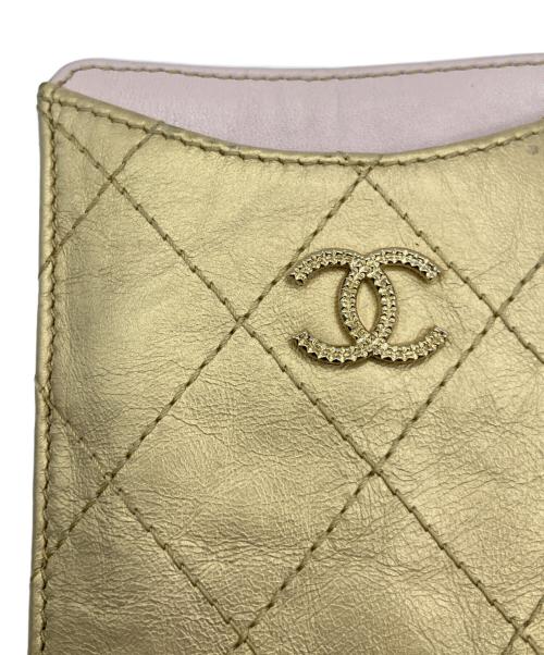 CHANEL（シャネル）CHANEL (シャネル) Matrasse Multi Case/マトラッセ マルチケース/キルティングカードケース ゴールドの古着・服飾アイテム