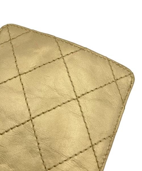 CHANEL（シャネル）CHANEL (シャネル) Matrasse Multi Case/マトラッセ マルチケース/キルティングカードケース ゴールドの古着・服飾アイテム