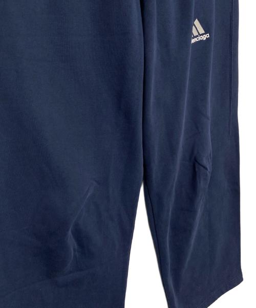BALENCIAGA（バレンシアガ）BALENCIAGA (バレンシアガ) adidas (アディダス) ワイドスウェットパンツ ネイビー サイズ:XSの古着・服飾アイテム
