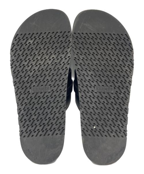 HERMES（エルメス）HERMES (エルメス) サンダル 《ジャクソン》 ブラック サイズ:44の古着・服飾アイテム