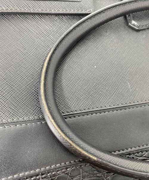 PRADA（プラダ）PRADA (プラダ) ブリーフケース ブラックの古着・服飾アイテム