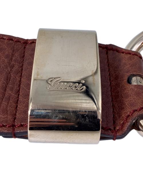 GUCCI（グッチ）GUCCI (グッチ) グッチシマベルト ブラウン サイズ:-の古着・服飾アイテム