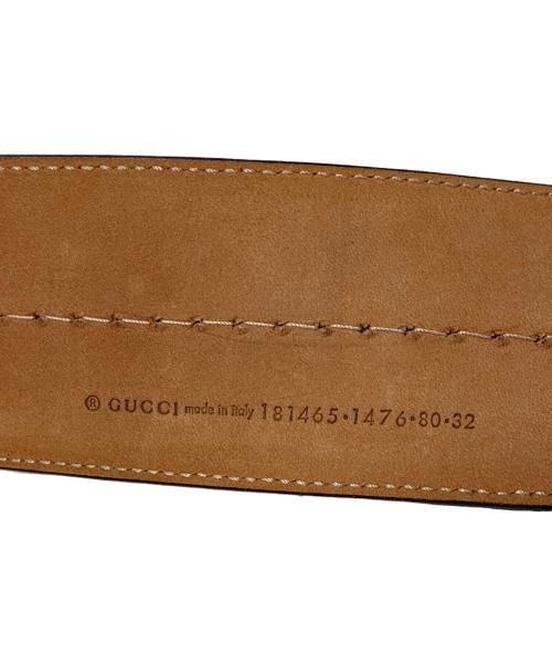 GUCCI（グッチ）GUCCI (グッチ) グッチシマベルト ブラウン サイズ:-の古着・服飾アイテム