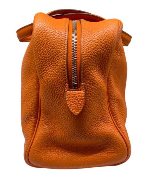 HERMES（エルメス）HERMES (エルメス) ヴィクトリア35/シルバー金具/□N刻印:2010年 オレンジ サイズ:35の古着・服飾アイテム