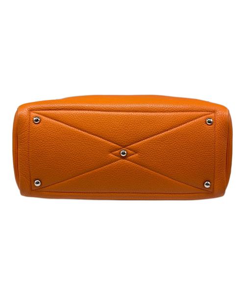 HERMES（エルメス）HERMES (エルメス) ヴィクトリア35/シルバー金具/□N刻印:2010年 オレンジ サイズ:35の古着・服飾アイテム