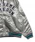 中古・古着 SUPREME (シュプリーム) HOMERUN (ホームラン) Satin Hooded Varsity Jacket シルバー サイズ:XL：50000円