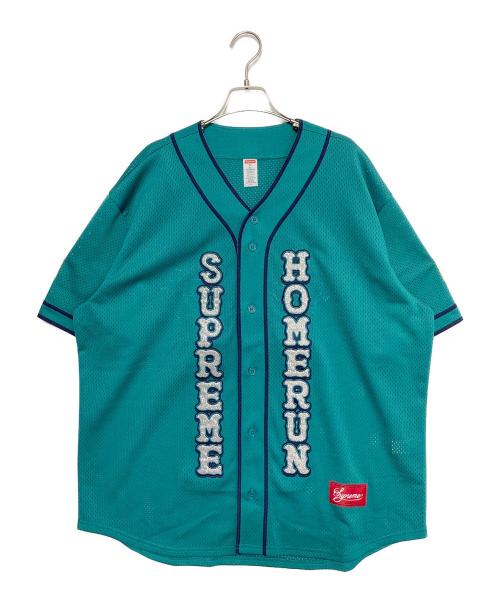 SUPREME（シュプリーム）SUPREME (シュプリーム) HOMERUN (ホームラン) Baseball Jersey グリーン サイズ:XLの古着・服飾アイテム