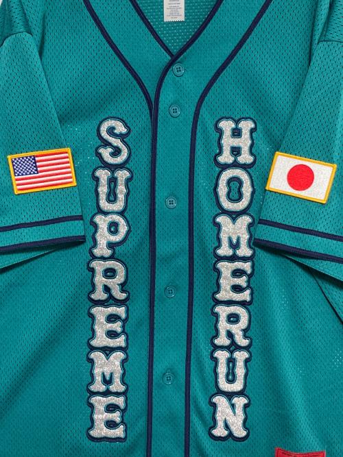 SUPREME（シュプリーム）SUPREME (シュプリーム) HOMERUN (ホームラン) Baseball Jersey グリーン サイズ:XLの古着・服飾アイテム