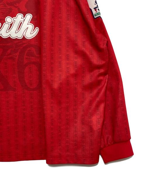 SAINT MICHAEL（セントマイケル）SAINT MICHAEL (セントマイケル) SOCCER SHIRT / FAITH / RED レッド サイズ:XLの古着・服飾アイテム