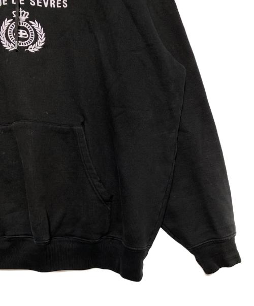 BALENCIAGA（バレンシアガ）BALENCIAGA (バレンシアガ) Paris Flag Hoodie ブラック サイズ:Sの古着・服飾アイテム