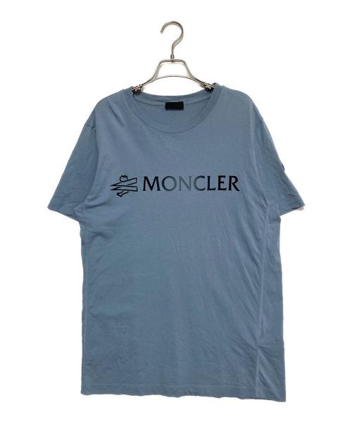 MONCLER（モンクレール）MONCLER (モンクレール) Tシャツ ブルー サイズ:Lの古着・服飾アイテム