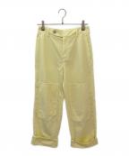KENZOケンゾー）の古着「コーデュロイニーパンツ」｜イエロー