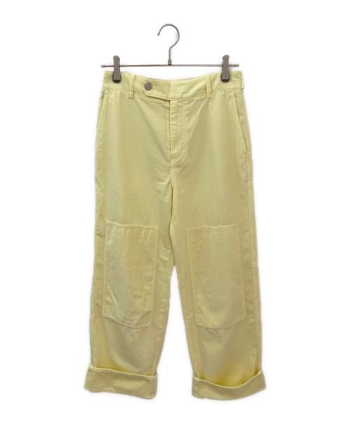 KENZO（ケンゾー）KENZO (ケンゾー) コーデュロイニーパンツ イエロー サイズ:34の古着・服飾アイテム
