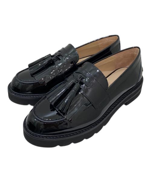 STUART WEITZMAN（スチュアートワイツマン）STUART WEITZMAN (スチュアートワイツマン) タッセルローファー ブラック サイズ:37の古着・服飾アイテム