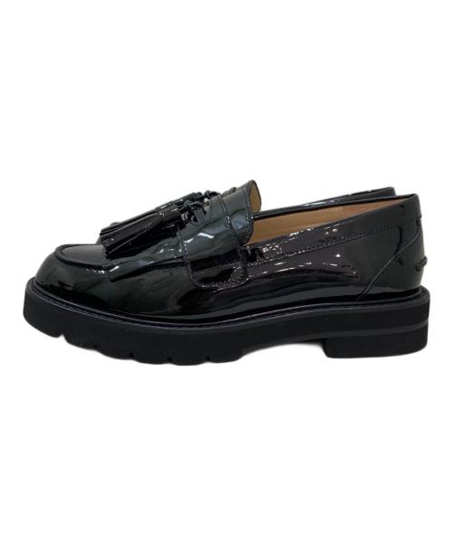 STUART WEITZMAN（スチュアートワイツマン）STUART WEITZMAN (スチュアートワイツマン) タッセルローファー ブラック サイズ:37の古着・服飾アイテム