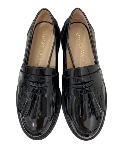 STUART WEITZMAN（スチュアートワイツマン）STUART WEITZMAN (スチュアートワイツマン) タッセルローファー ブラック サイズ:37の古着・服飾アイテム