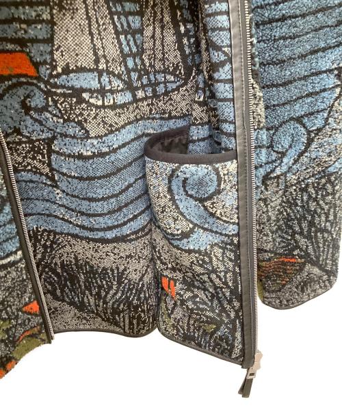 LOEWE（ロエベ）LOEWE (ロエベ) ジップアップフリースジャケット/総柄ジャケット マルチカラー サイズ:Ｓの古着・服飾アイテム