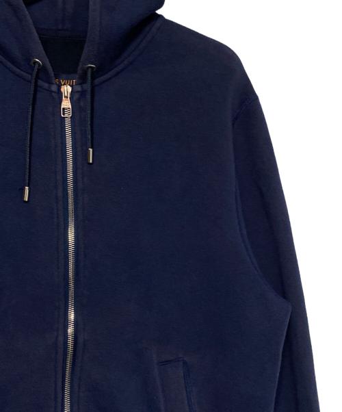LOUIS VUITTON（ルイ ヴィトン）LOUIS VUITTON (ルイ ヴィトン) ジップアップスウェットパーカー ネイビー サイズ:Sの古着・服飾アイテム