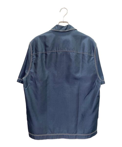 LOUIS VUITTON（ルイ ヴィトン）LOUIS VUITTON (ルイ ヴィトン) シルクパジャマ シャツ ネイビー サイズ:Sの古着・服飾アイテム