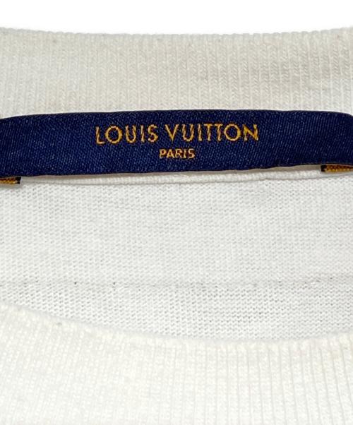 LOUIS VUITTON（ルイ ヴィトン）LOUIS VUITTON (ルイ ヴィトン) LVペンダント エンブロイダリーTシャツ ホワイト サイズ:Lの古着・服飾アイテム