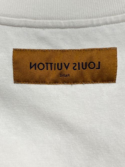 LOUIS VUITTON（ルイ ヴィトン）LOUIS VUITTON (ルイ ヴィトン) LVペンダント エンブロイダリーTシャツ ホワイト サイズ:Lの古着・服飾アイテム