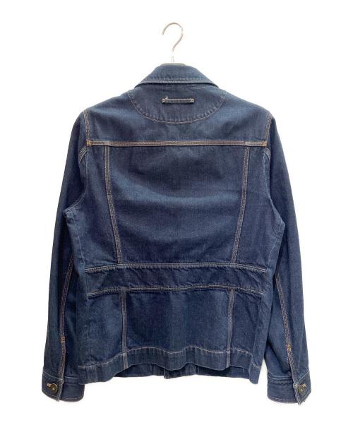 PRADA（プラダ）PRADA (プラダ) 開襟デニムジャケット インディゴ サイズ:46の古着・服飾アイテム