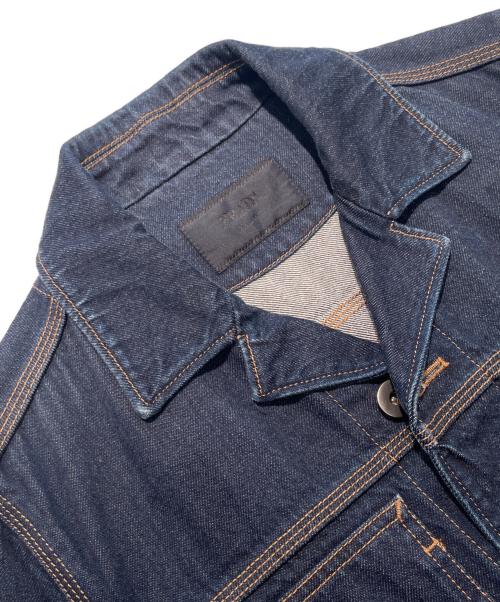 PRADA（プラダ）PRADA (プラダ) 開襟デニムジャケット インディゴ サイズ:46の古着・服飾アイテム
