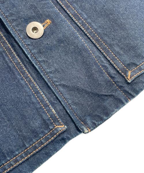 PRADA（プラダ）PRADA (プラダ) 開襟デニムジャケット インディゴ サイズ:46の古着・服飾アイテム