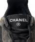 中古・古着 CHANEL (シャネル) ファブリックスニーカー ブラック サイズ:41：30000円