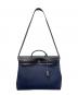 HERMES (エルメス) エールバッグジップ PM/シルバー金具/トワルオフィシエ×レザー/B刻印/2023年 ネイビー サイズ:PM：400000円