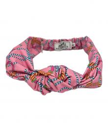 HERMES（エルメス）の古着「カヌー H カチューシャ」｜ピンク